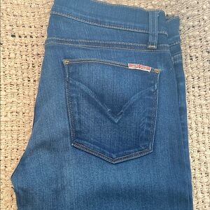 Hudson Krista Crop Super Skinny Raw Hem Jeans